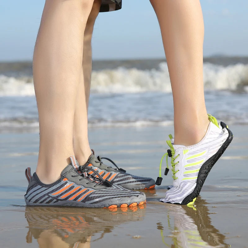 Quick Dry Non Slip Men Women Water Shoes Barefoot Five Toe Breathable Soft Beach Sport Hiking Outdoor Climbing Wading Aqua