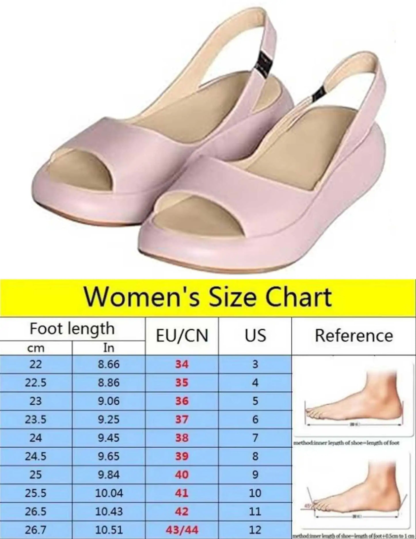 Women Wedge Sandals Open Toe Sandals Elastic Back Strap Slip On Sandals Comfortable Casual Walking Sandals for All Foot Shapes