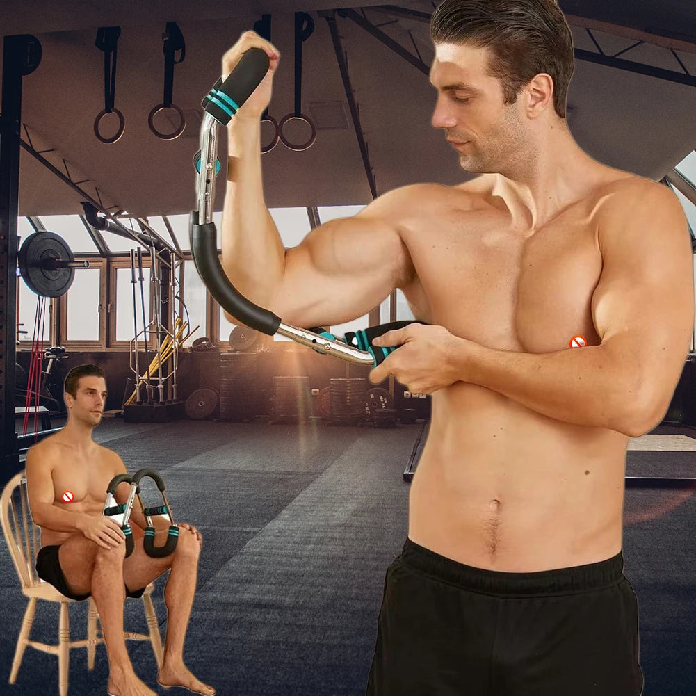 Twister Arm Trainer Adjustable Chest Workout Equipment U-Shaped Power Twist Arm Trainer Twister Arm Exerciser Fitness Anywhere